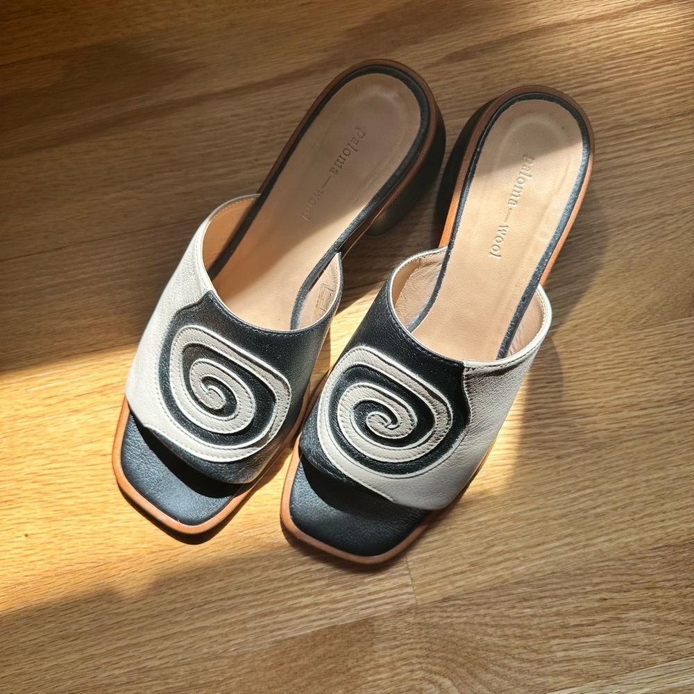 Paloma wool hurricane / tornado heels / mules